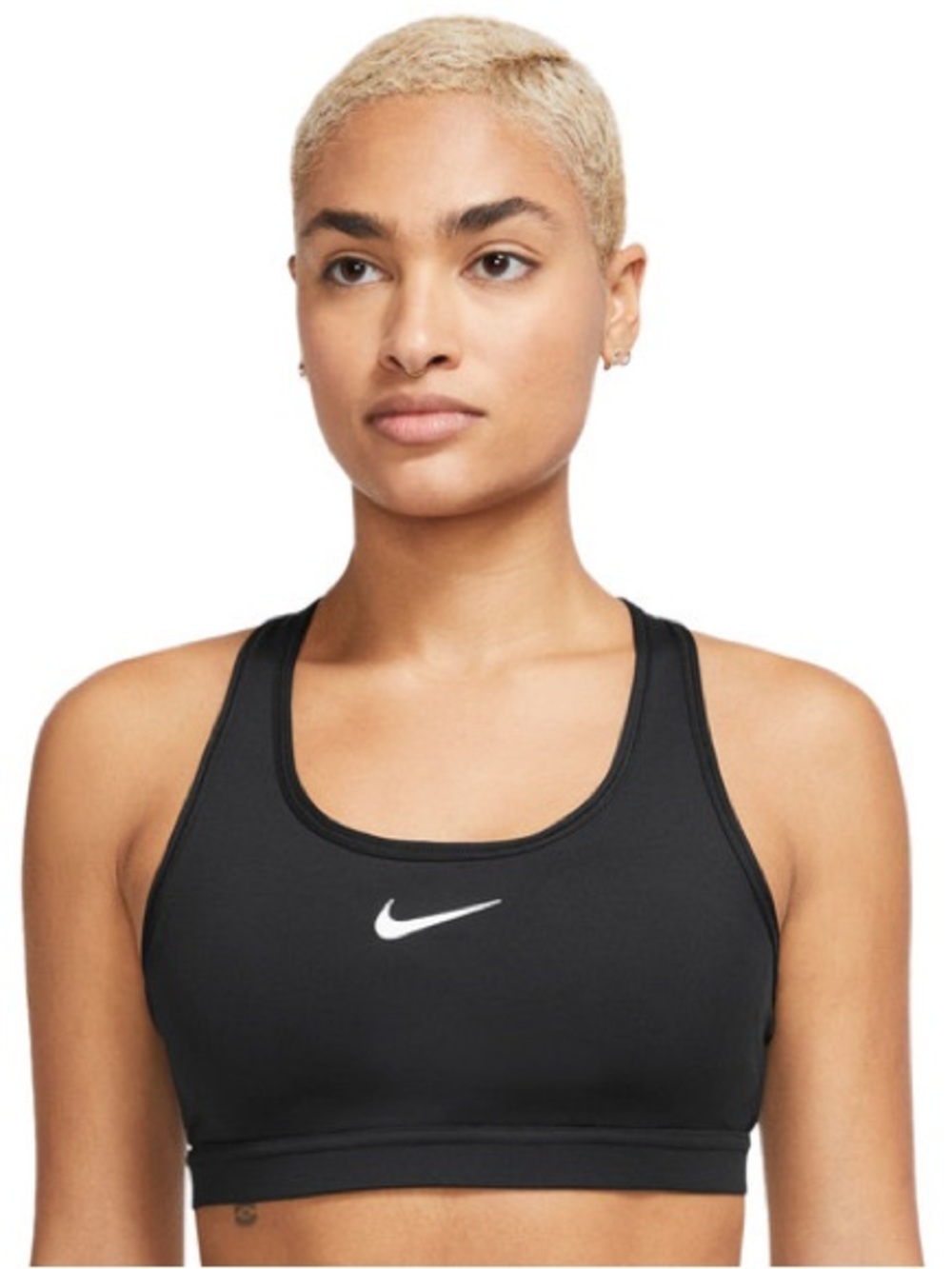 Nike Dri-Fit Black Sports Swoosh Size Small S